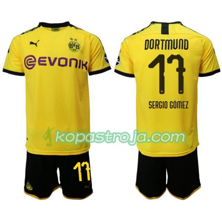 Billiga Fotbollströjor Borussia Dortmund Sergio Gomez 17 Barn Hemma tröja 2019/20 Kortärmad